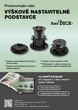Katalog pro výškově nastavitelné podstavce Real DECK nyní k objednání
