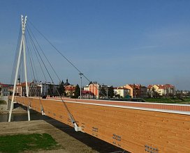Most v polském městě Przemyśl s UV Ochranným olejem bezbarvým č. 420