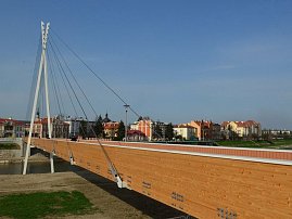 Most v polském městě Przemyśl s UV Ochranným olejem bezbarvým č. 420