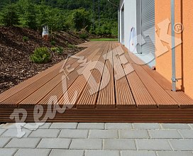 REAL DECK Bukit  s perem a drážkou hrubá drážka 28 x 145 mm