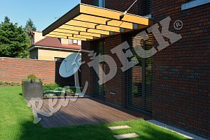 REAL DECK Garapa 25 x 145 mm jemná drážka ošetřeno OSMO Teras.olej č. 013 Garapa