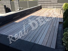 REAL DECK Ipe 21 x 145 mm povrch hladký ponecháno přírodní