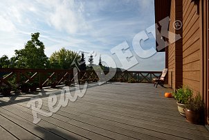 Terasa REAL DECK Massaranduba  25 x 145 mm jemná drážka ponecháno přírodní