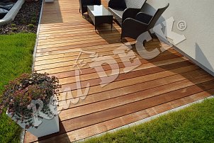 REAL DECK Merbau 22 x 140 mm hladký povrch ponecháno přírodní