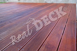 REAL Terasa DECK Merbau  25 x 145 mm,PÚ OSMO Terasový olej č. 006 Bangkirai