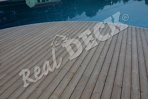 REAL DECK THERMO  BOROVICE 26 x 140 mm jemná drážka  ponecháno přírodní