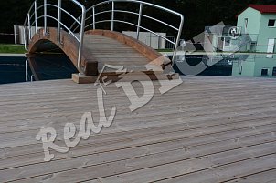 REAL DECK THERMO  BOROVICE 26 x 140 mm jemná drážka  ponecháno přírodní