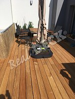 Terasa REAL DECK Garapa 22 x 140 mm, povrch hladký, ponecháno přírodní