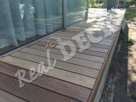 REAL DECK Ipe 21 x 145 mm povrch hladký ponecháno přírodní