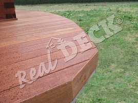 Terasa REAL DECK Merbau 22 x 140 mm, ponecháno přírodní