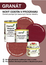 GRANÁT - nový odstín v programu!