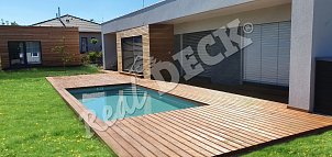 REAL DECK THERMO BOROVICE 26 x 140 mm jemná drážka. Povrchová úprava OSMO Terasový olej č. 010 Thermo dřevo olej, přírodně tónovaný