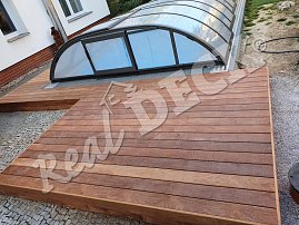 Terasa REAL DECK Merbau 22 x 140 mm hladká, ponecháno přírodní