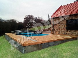 REAL DECK Garapa 25 x 145 mm jemná drážka, ponecháno přírodní