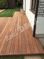 Terasa REAL DECK Massaranduba 25 x 145 mm, jemná drážka, ponecháno přírodní