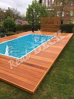 REAL DECK Garapa 25 x 145 mm jemná drážka ponecháno přírodní