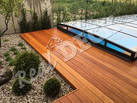 REAL DECK Garapa 22 x 140 mm hladká, ponecháno přírodní