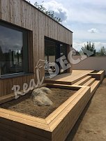 REAL DECK THERMO BOROVICE 26 x 140 mm hladká, ponecháno přírodní