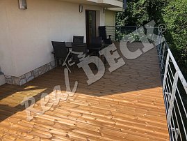 REAL DECK THERMO BOROVICE Clip 26 x 117 mm hrubá drážka, neviditelné připojení, ponecháno přírodní