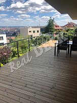 REAL DECK THERMO BOROVICE Clip 26 x 117 mm hrubá drážka, neviditelné připojení, ponecháno přírodní