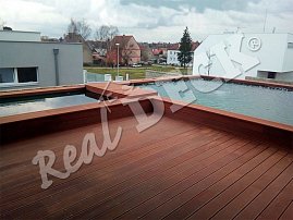 Terasa REAL DECK Massaranduba 21 x 145 mm, jemná drážka, ponecháno přírodní