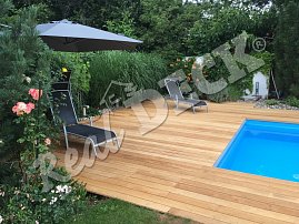 REAL DECK Garapa 22 x 145 mm hladká, ponecháno přírodní