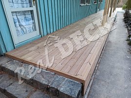 REAL DECK THERMO BOROVICE 26 x 140 mm hladká, ponecháno přírodní