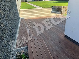 Terasa REAL DECK Massaranduba 21x145 mm, jemná drážka, ponecháno přírodní