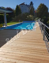 Terasa REAL DECK Western Red Cedr 40x140 mm, ponecháno přírodní