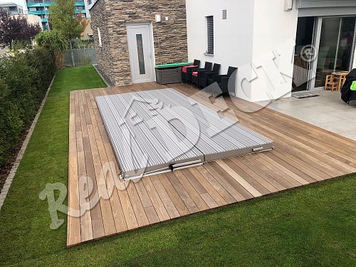 Terasa REAL DECK Thermo jasan dvojitý clip 20 x 115 mm, ze shora neviditelné připojení, ponecháno přírodní