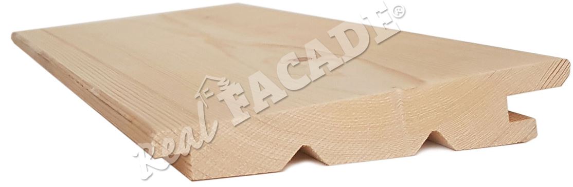 Fasádové prkno – Smrk Cono A/B hoblované, 26×146 mm
